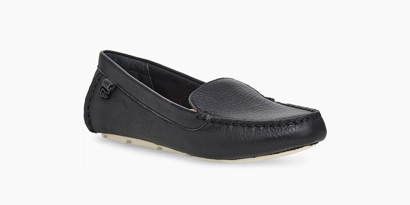 ugg flores leather loafers