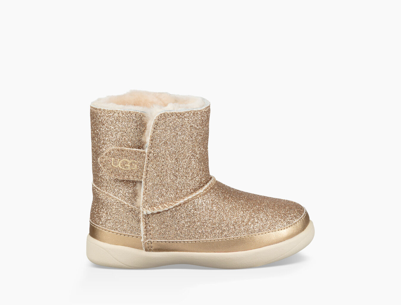 gold ugg boots with fur