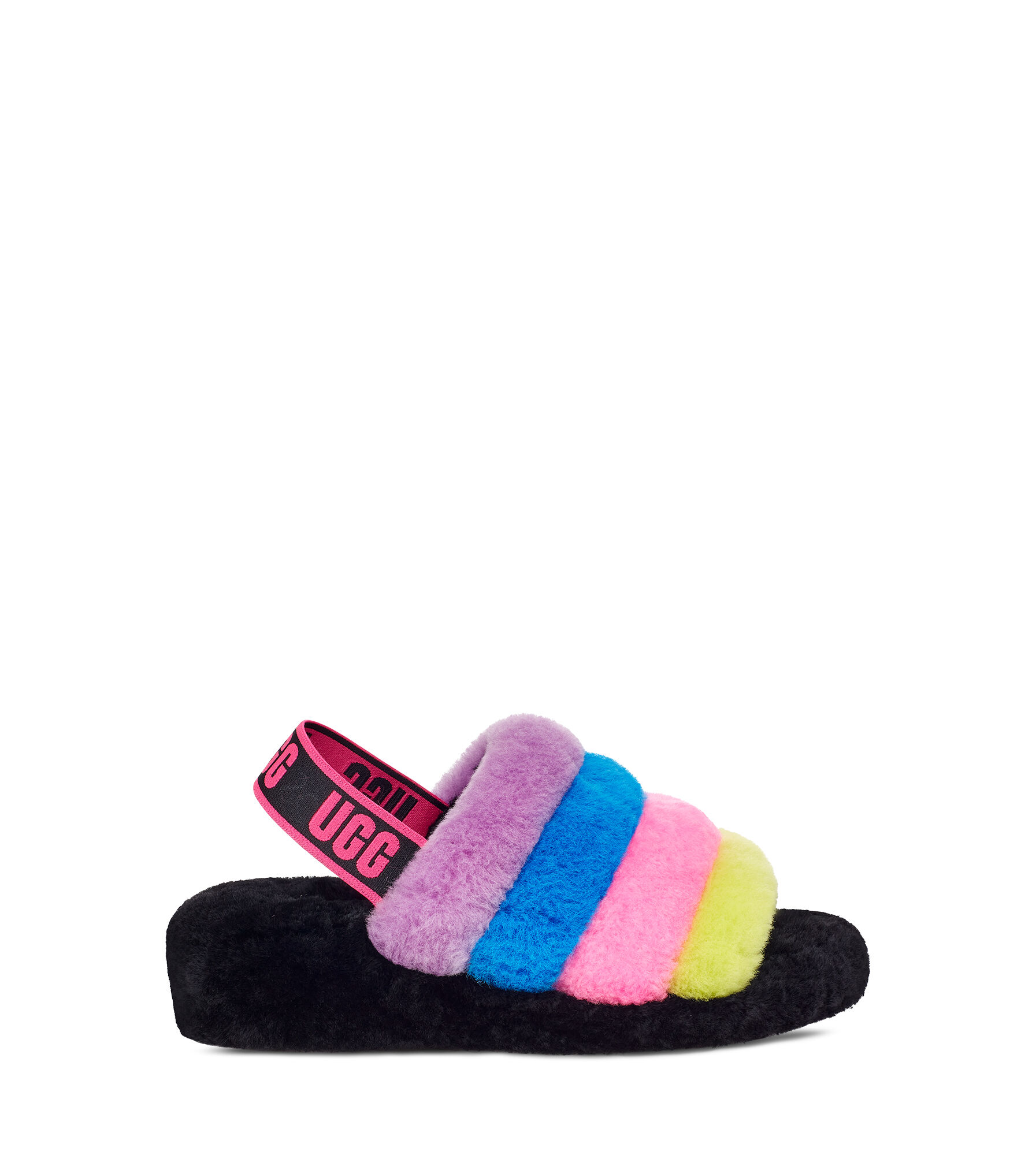 ugg fluffy slippers size 4
