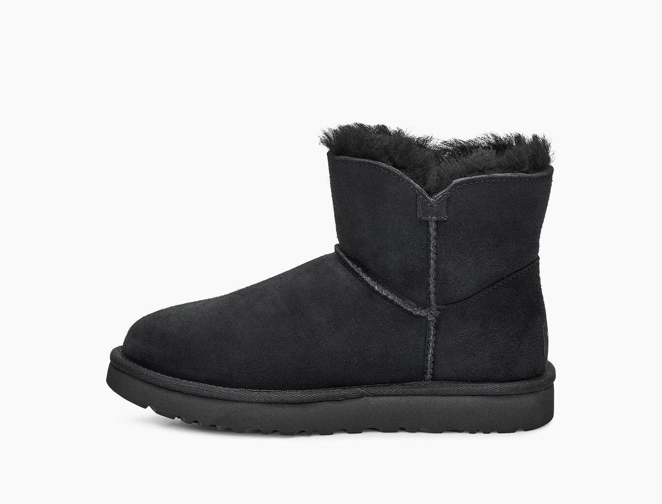 ugg mini bailey fluff buckle boot