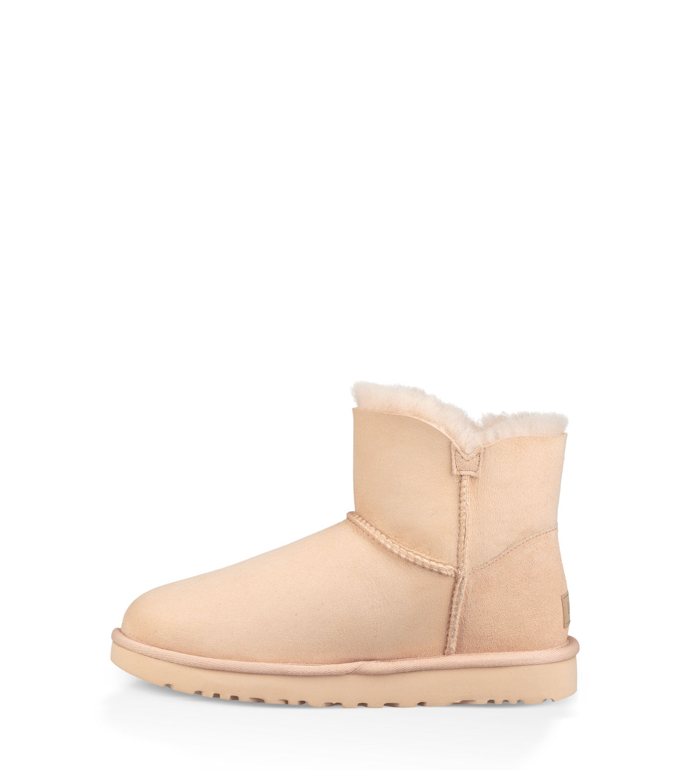 ugg mini bailey button beige