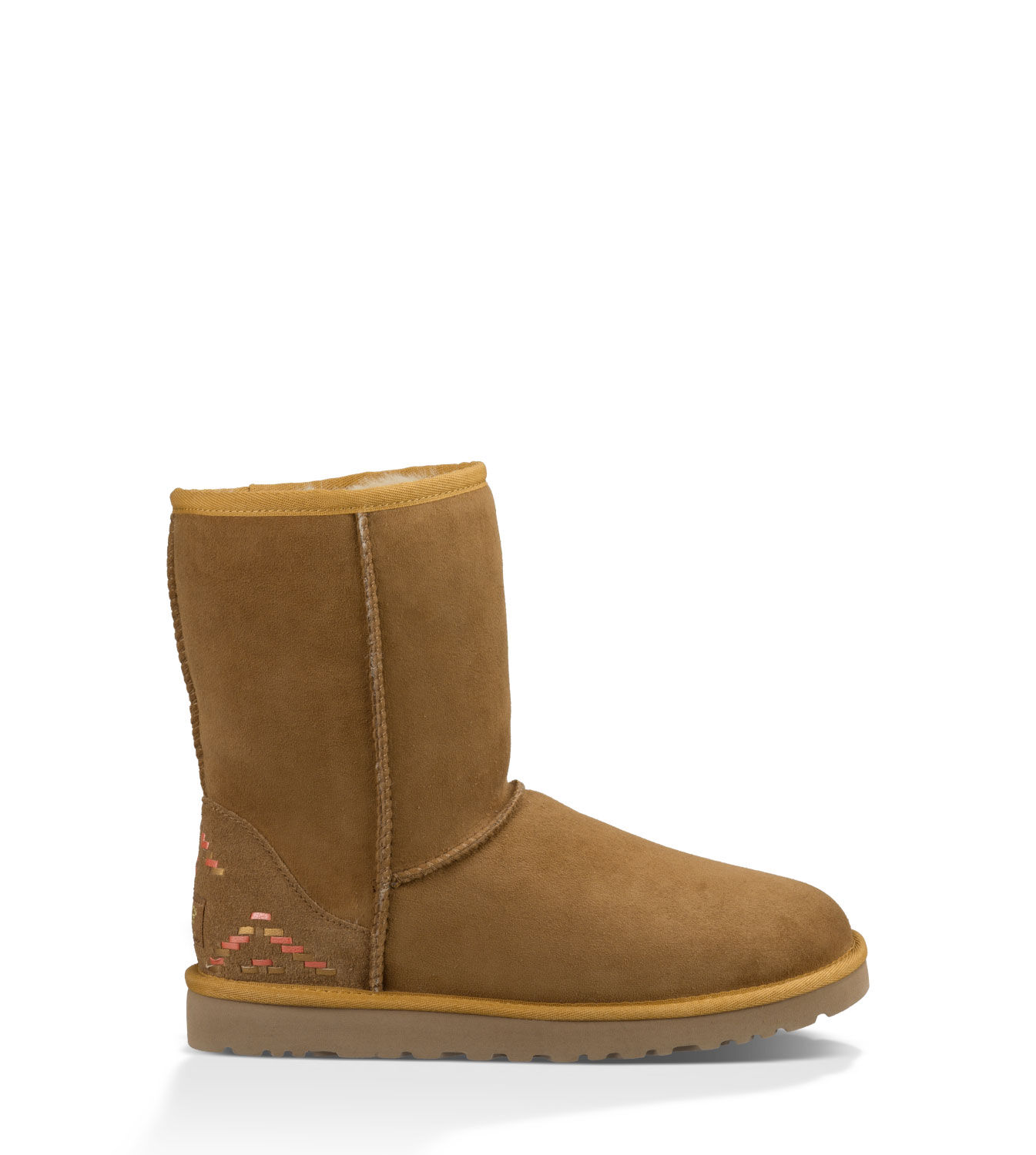 ugg classic short rustic weave boot