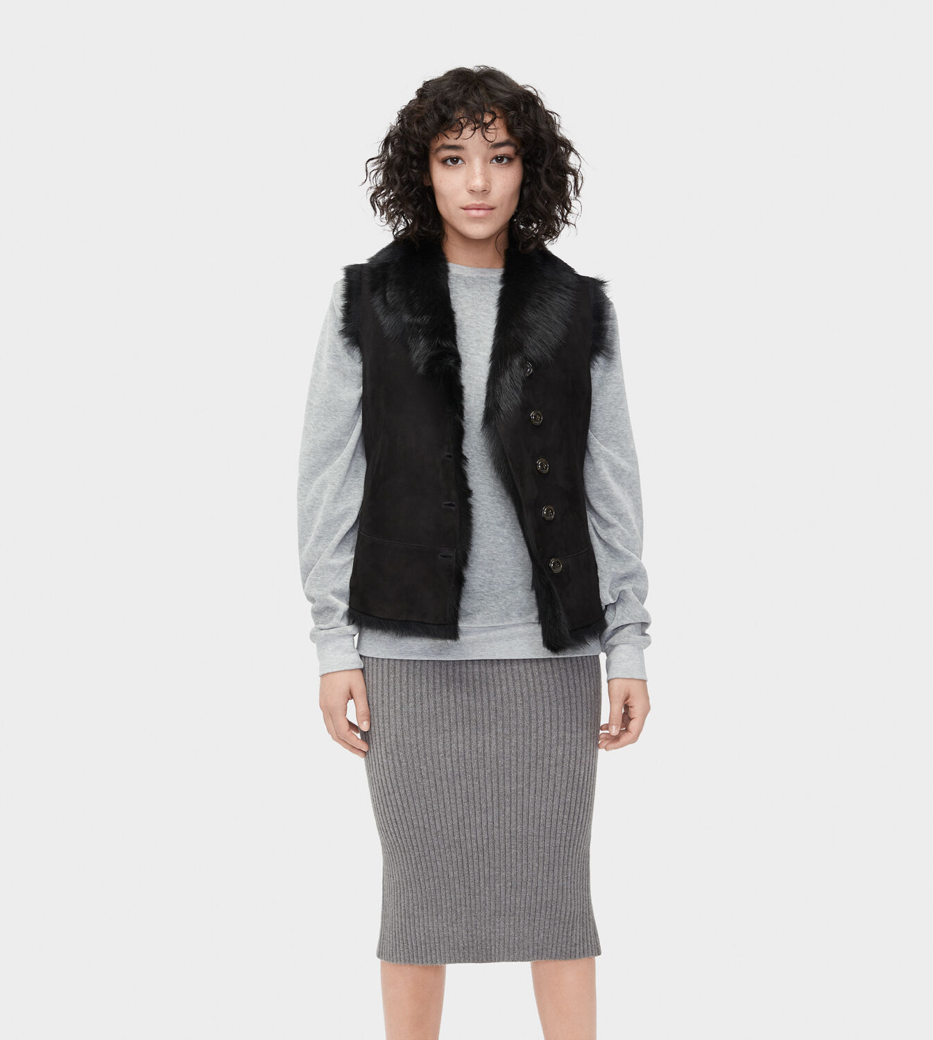ugg toscana shearling vest