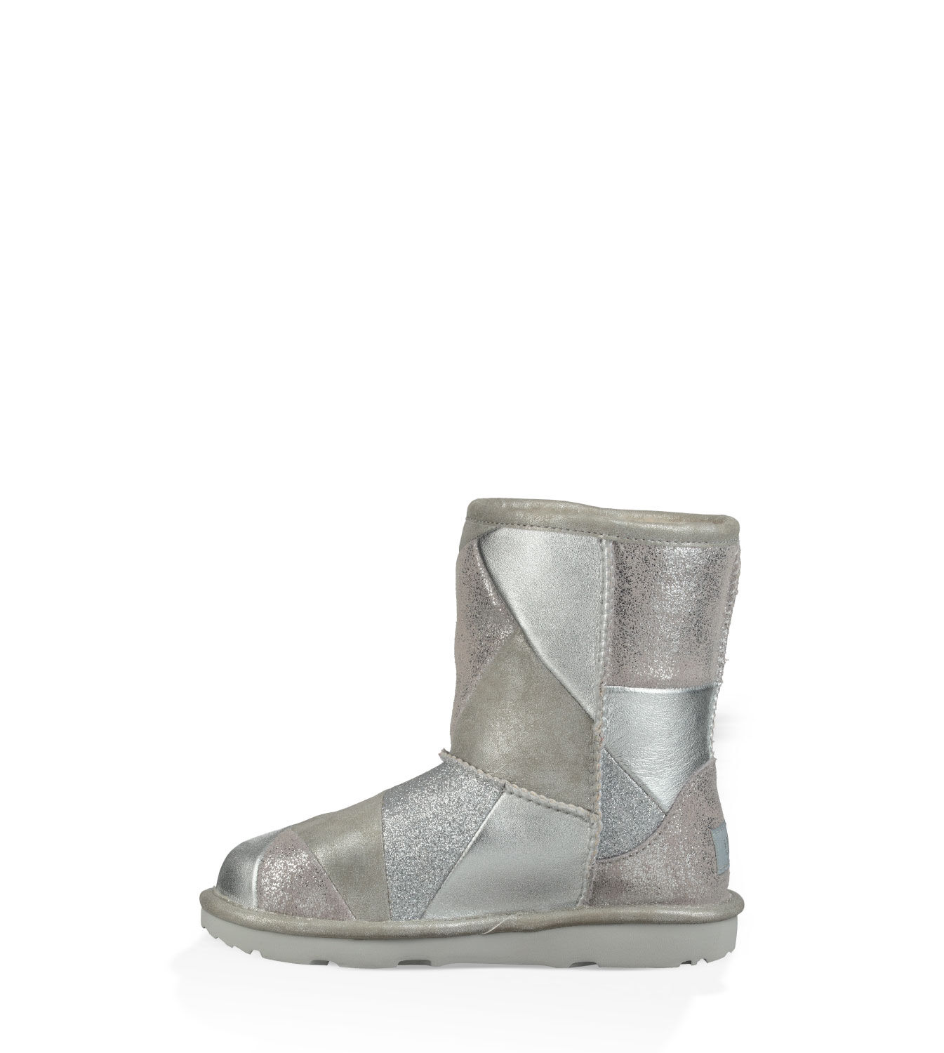 silver patchwork uggs