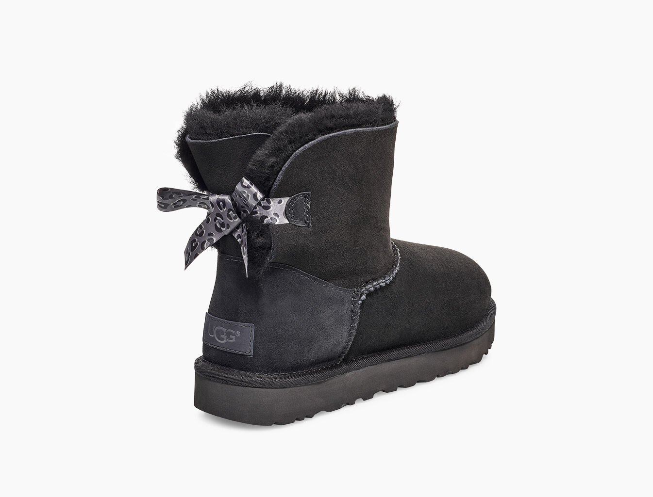 ugg mini bailey bow ii grey