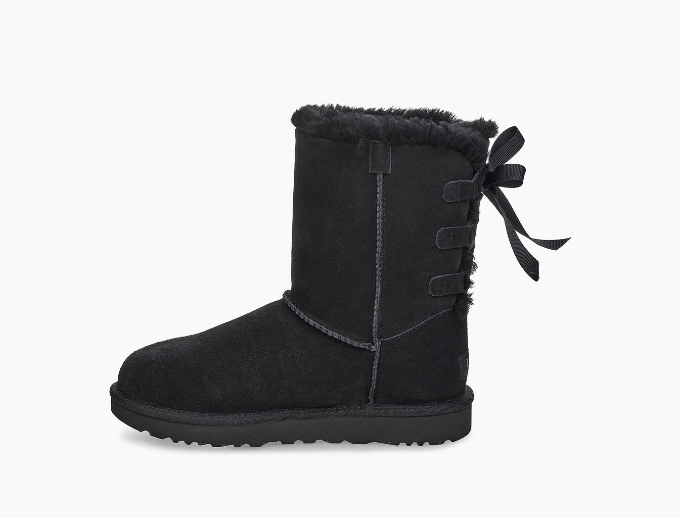 ugg boots with bows black