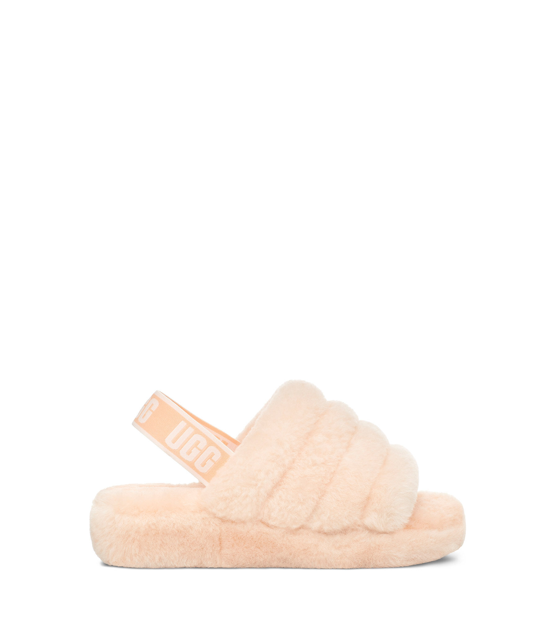 ugg sliders fluffy