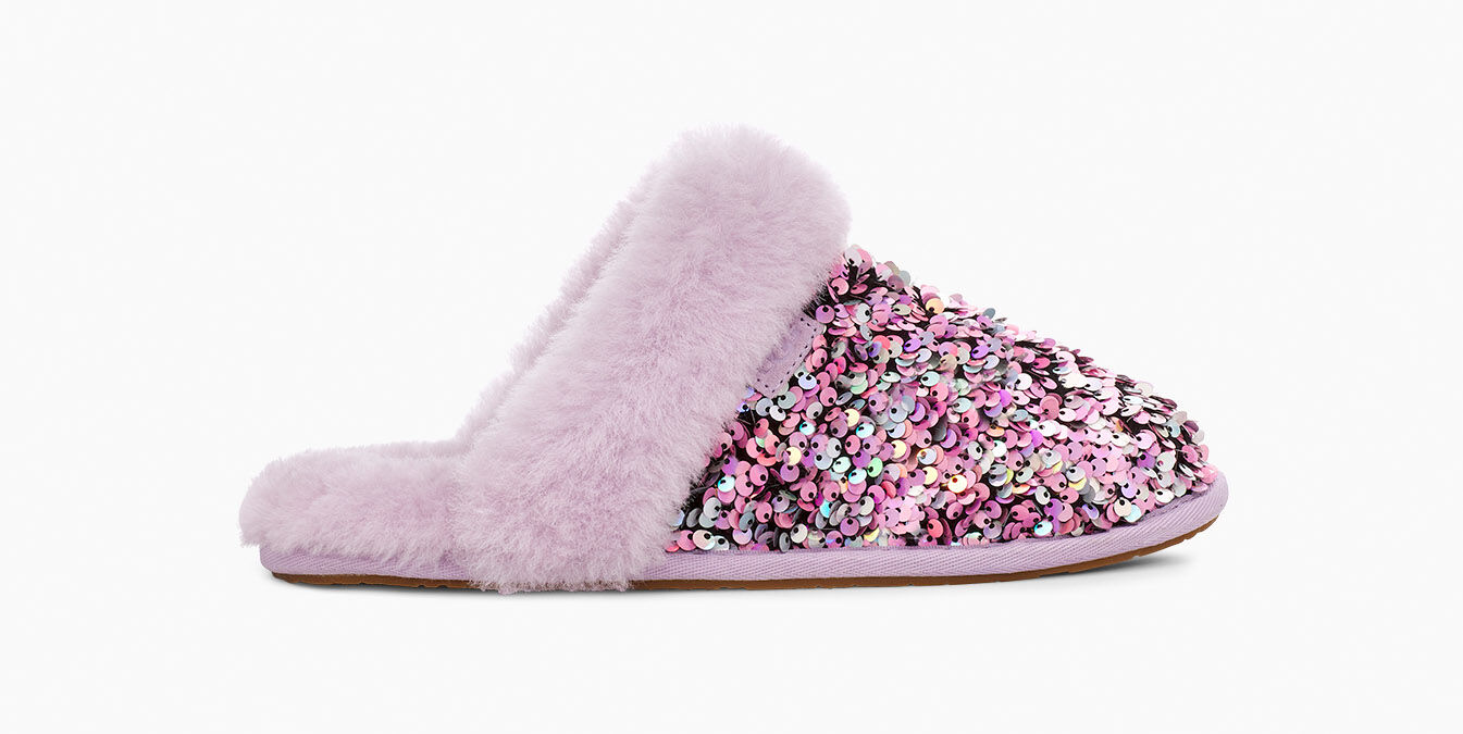 ugg scuffette sparkle pink