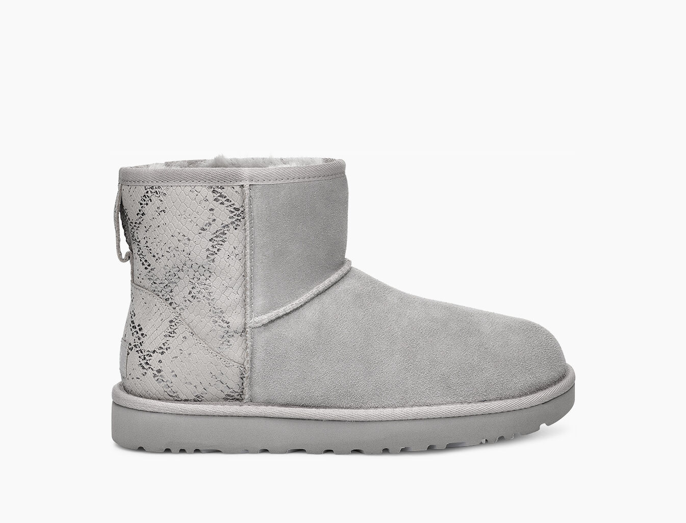 classic mini metallic snake boot ugg