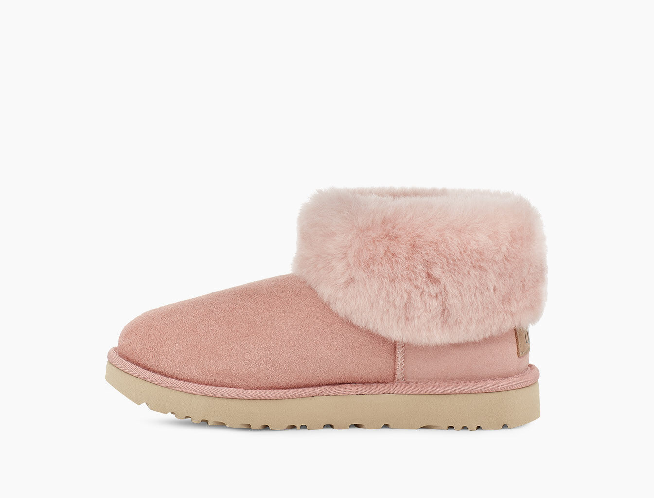 ugg fluff boots pink