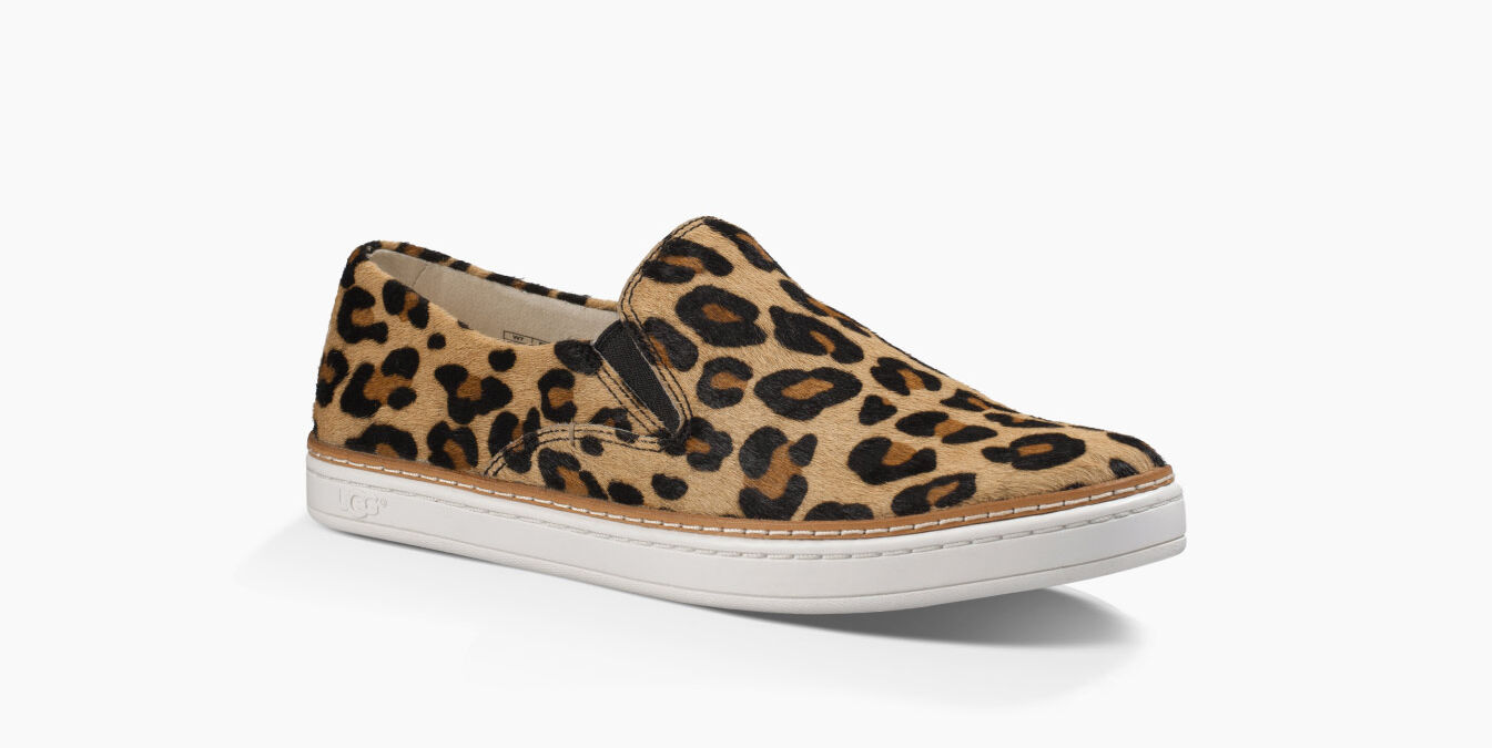 ugg slip on sneakers leopard