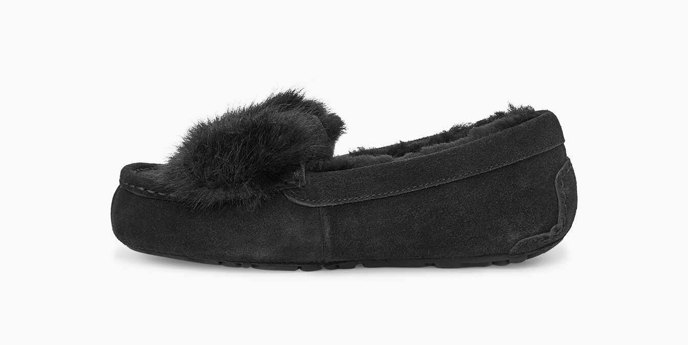 women's ugg ansley puff bow slipper