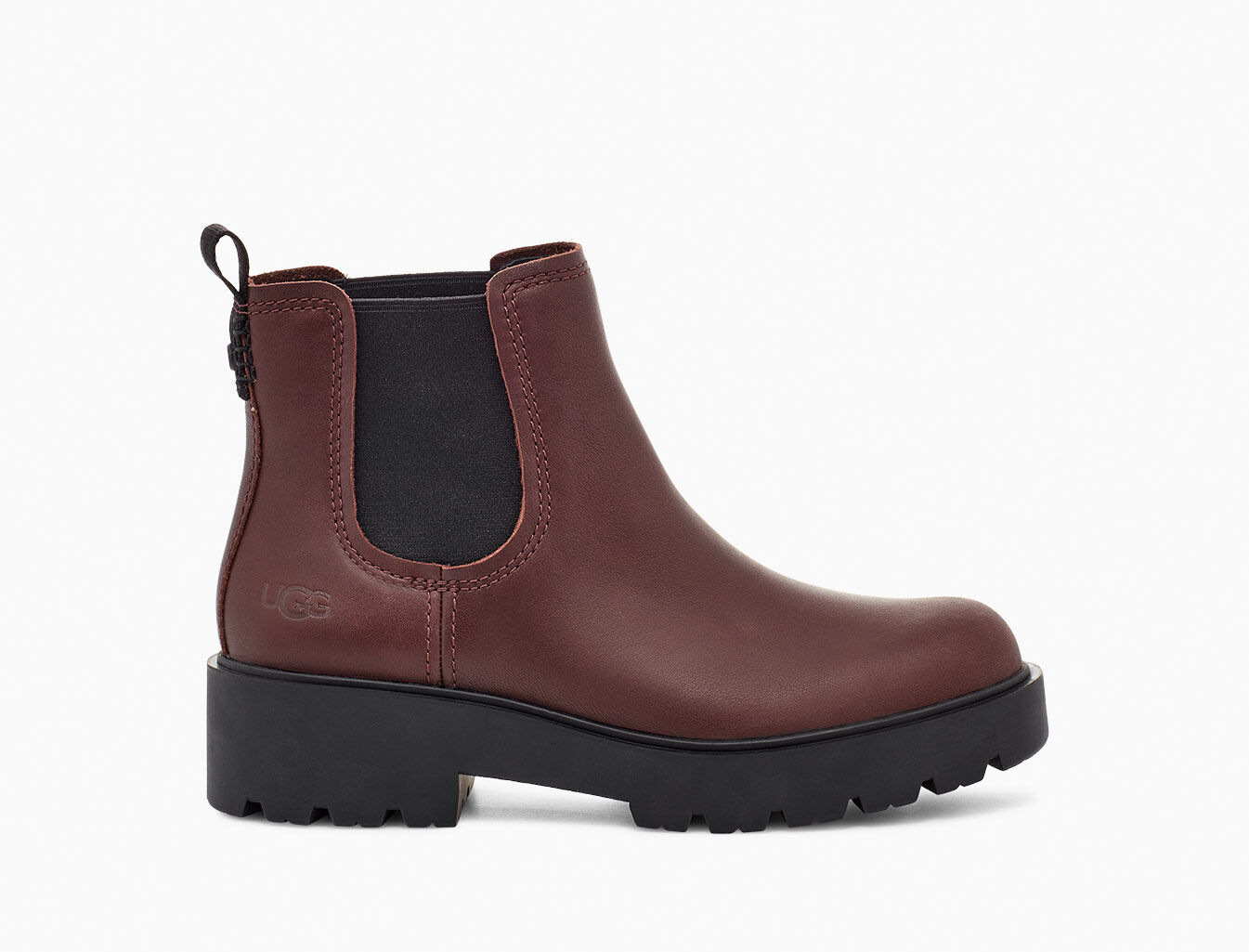 burgundy leather uggs