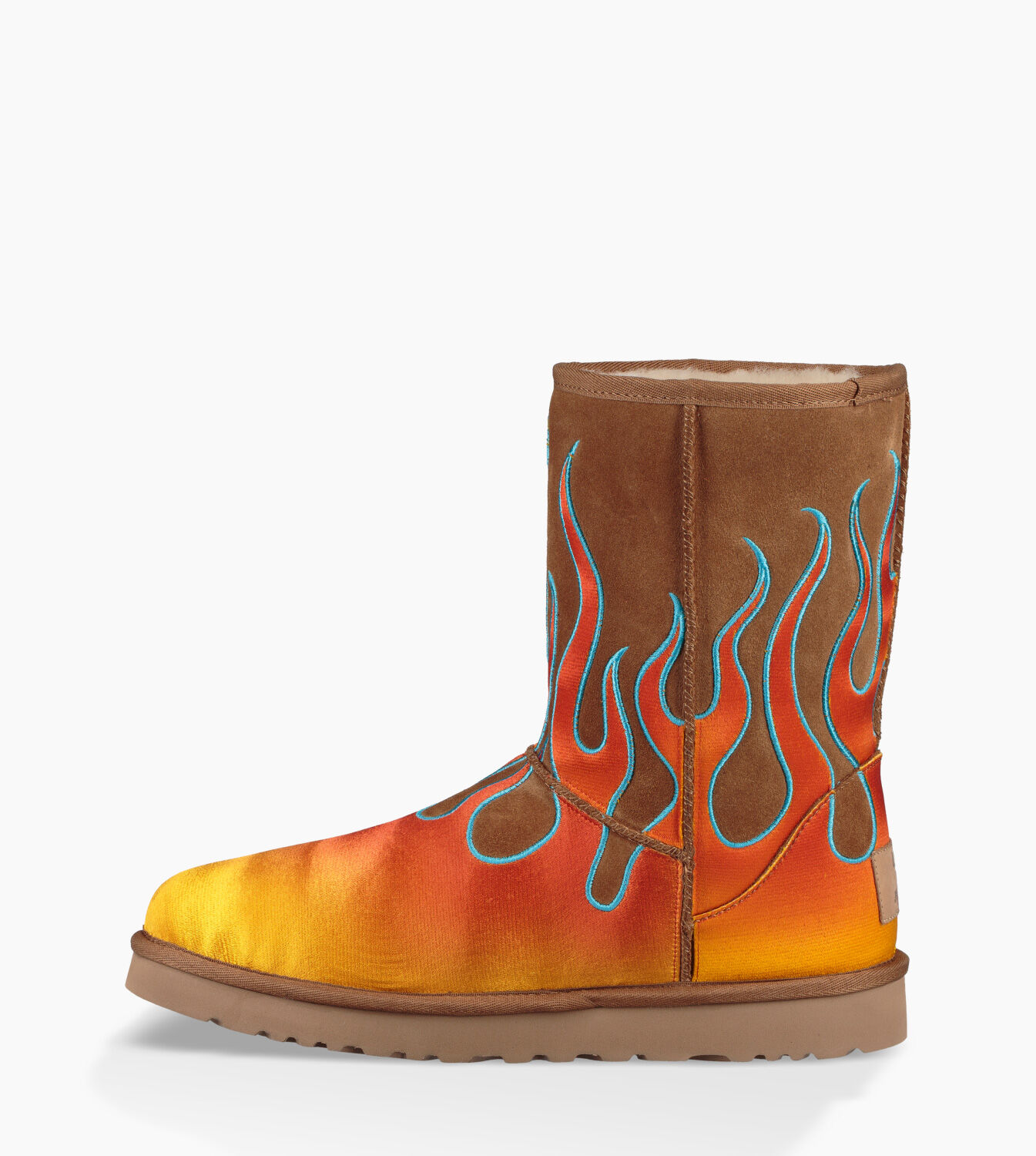 uggs with flames