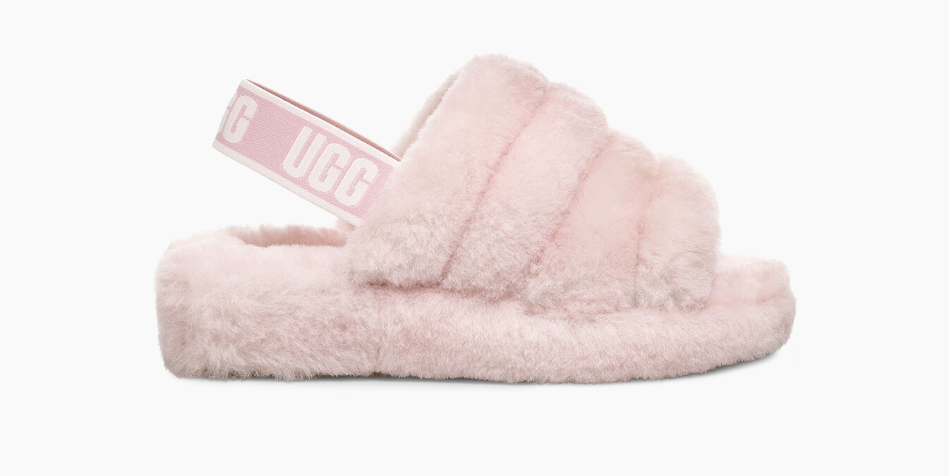 fluff yeah logo slide pink