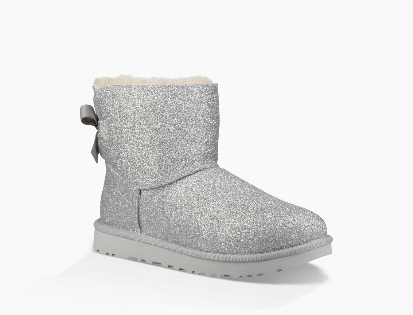 ugg mini bailey bow sparkle black