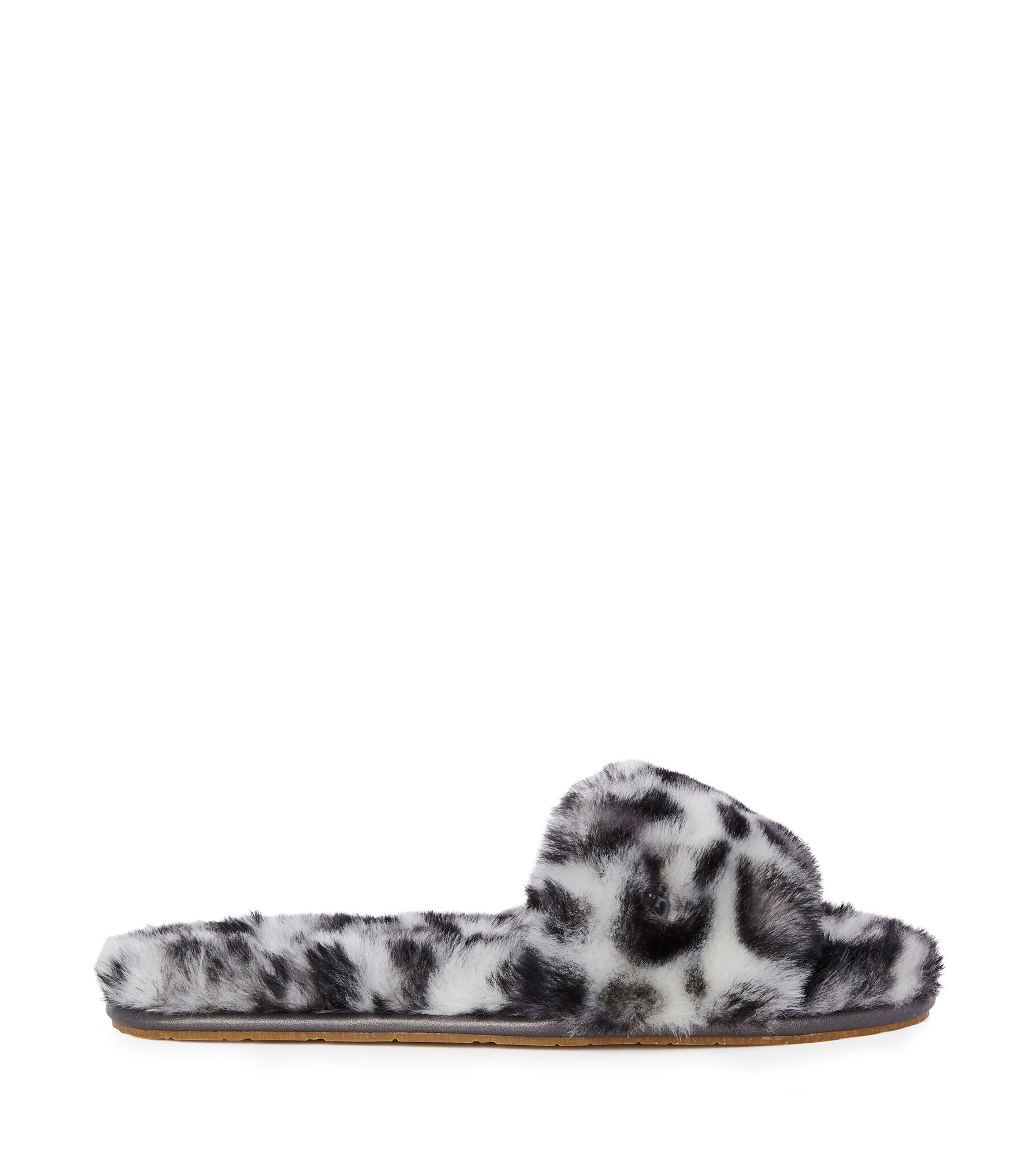 ugg fluff leopard