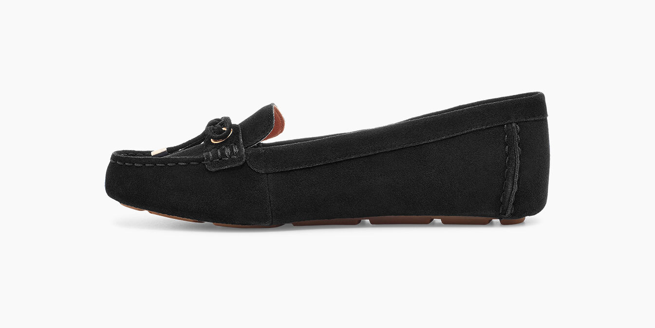 ugg loafers black