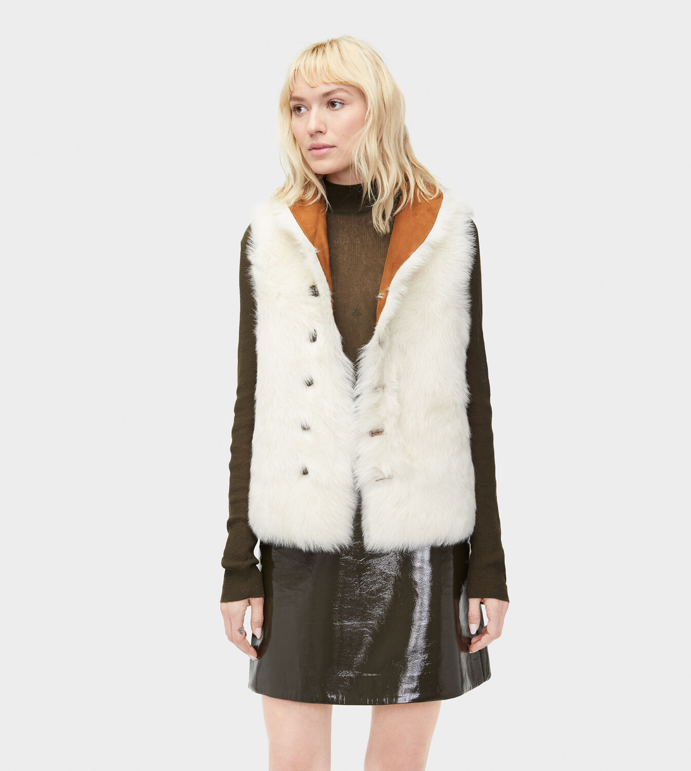 ugg toscana shearling vest