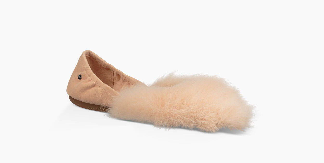 ugg flats with fur
