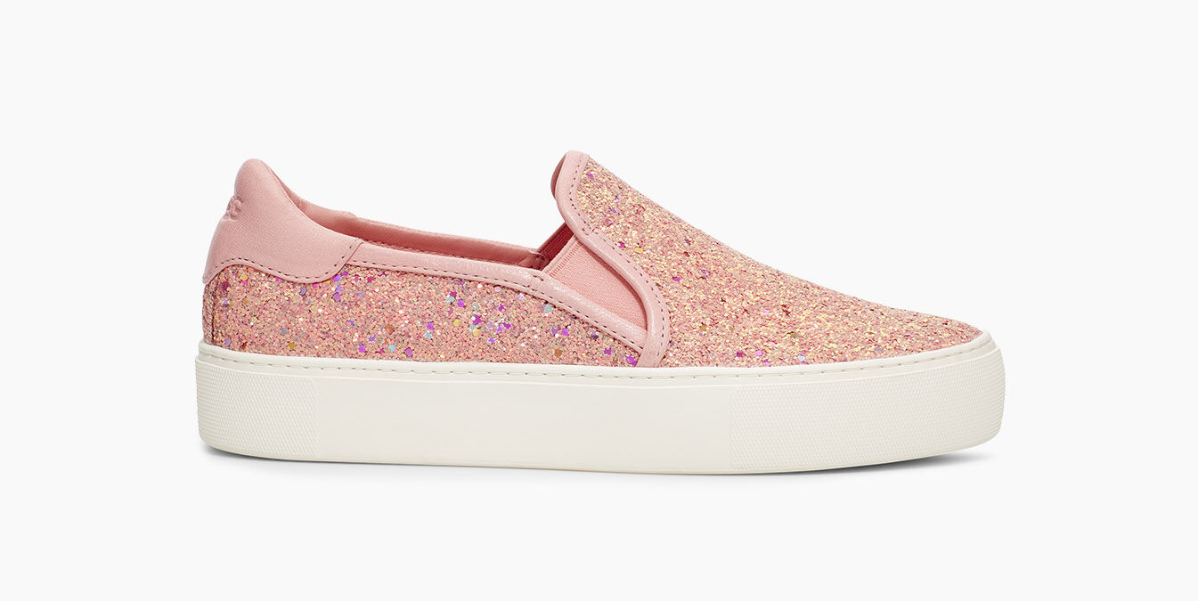 ugg sequin platform slippers
