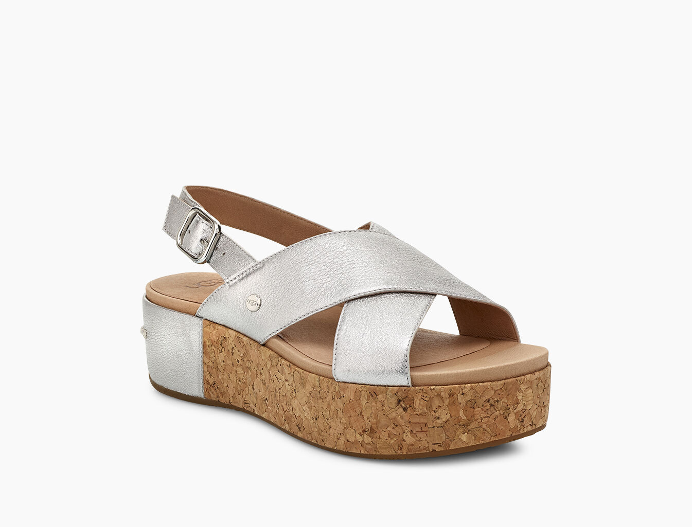 ugg shoshana metallic sandal