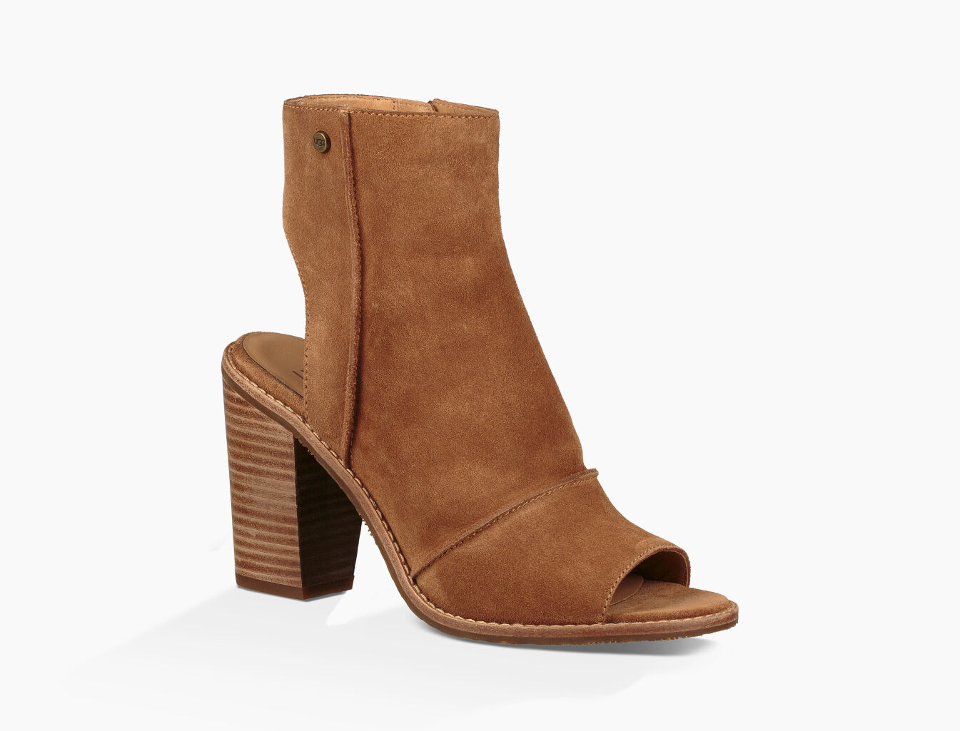 ugg valencia peep toe bootie