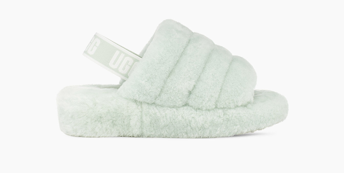 ugg fluff yeah logo slide