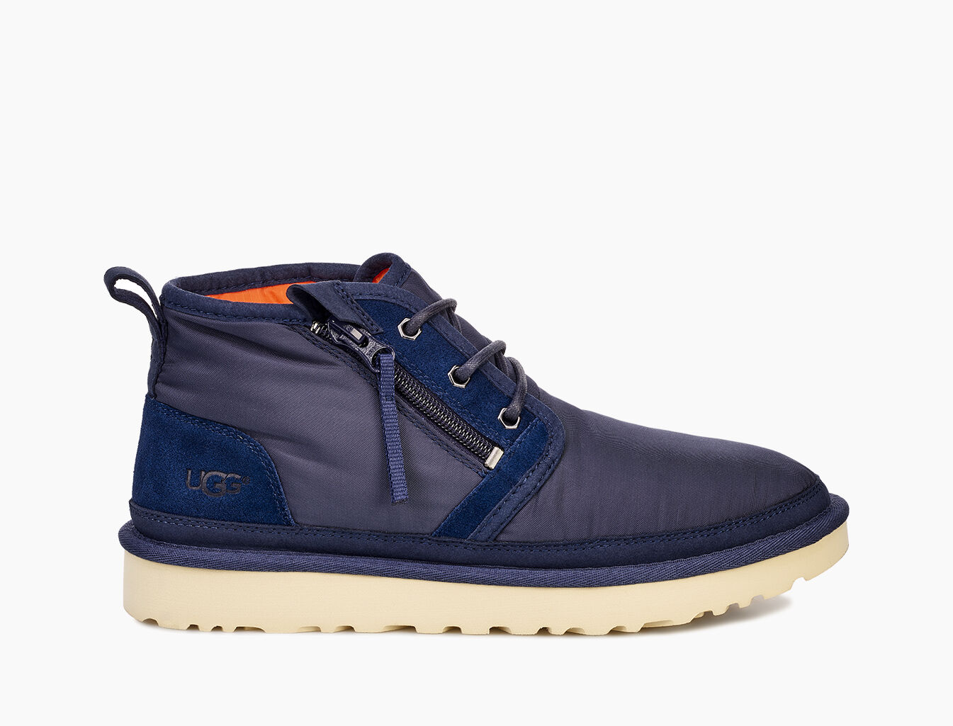 navy blue and white neumel uggs