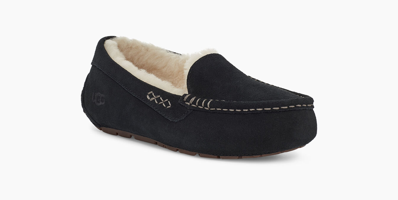 ugg ansley slippers light grey