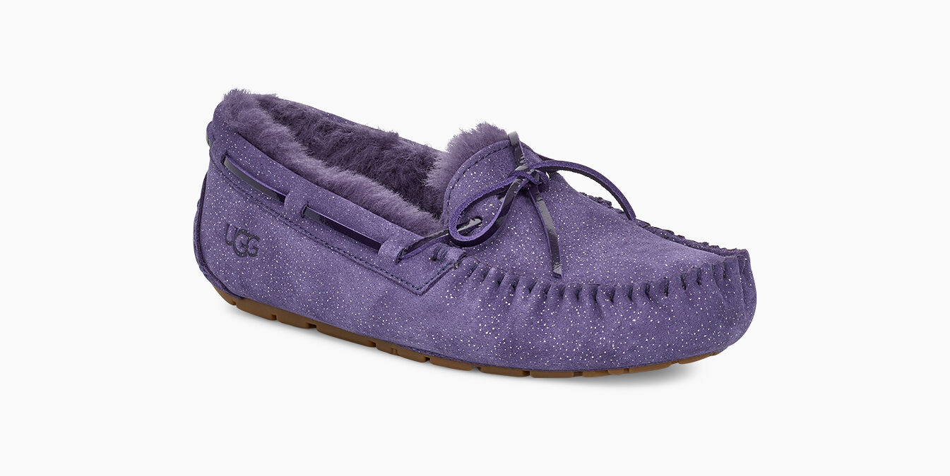 purple ugg moccasins