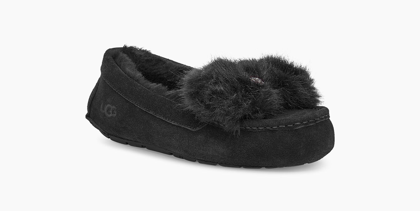 women's ugg ansley puff bow slipper