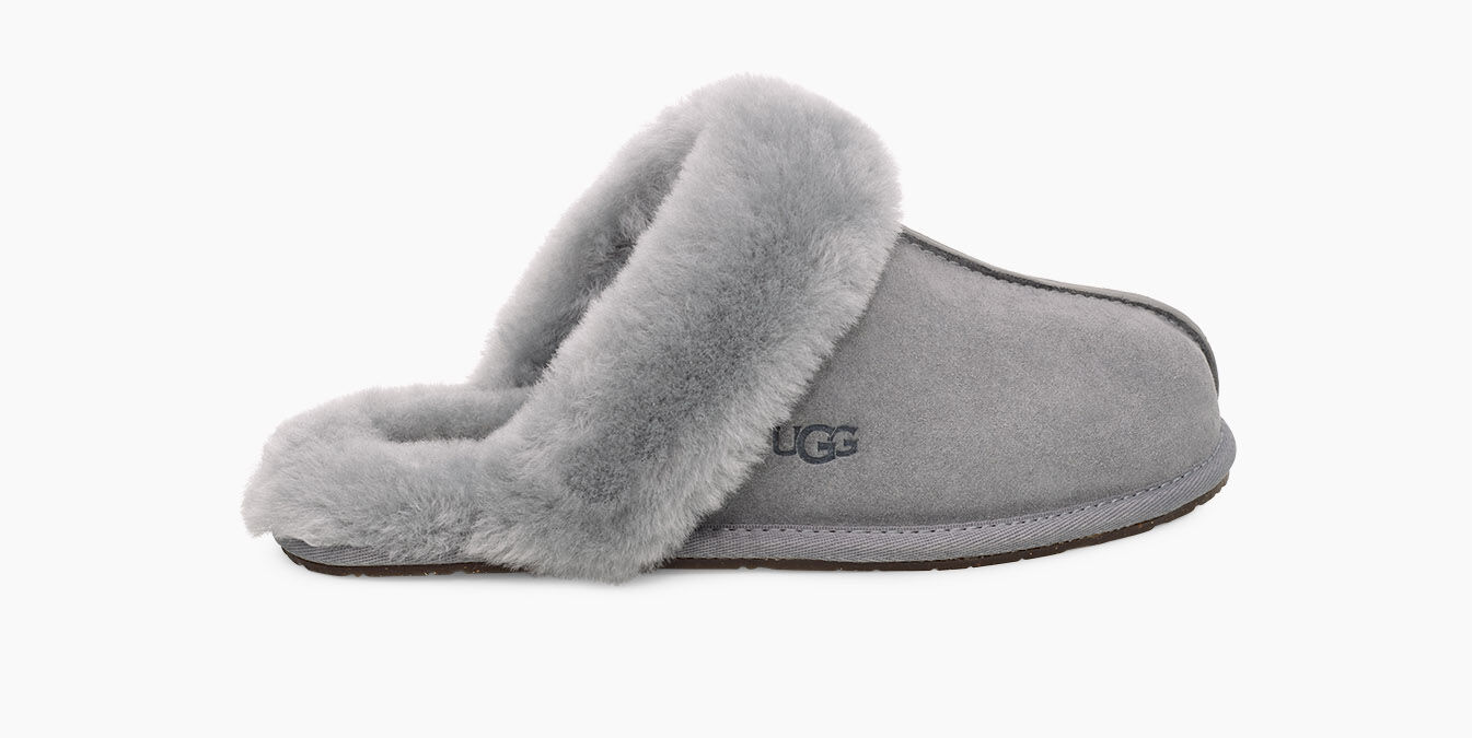 ugg grey scuffette ii slippers