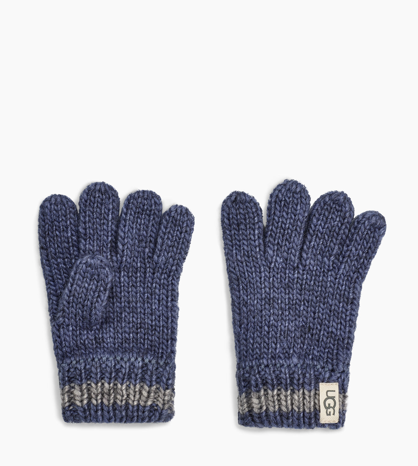 Chunky Stripe Knit Glove