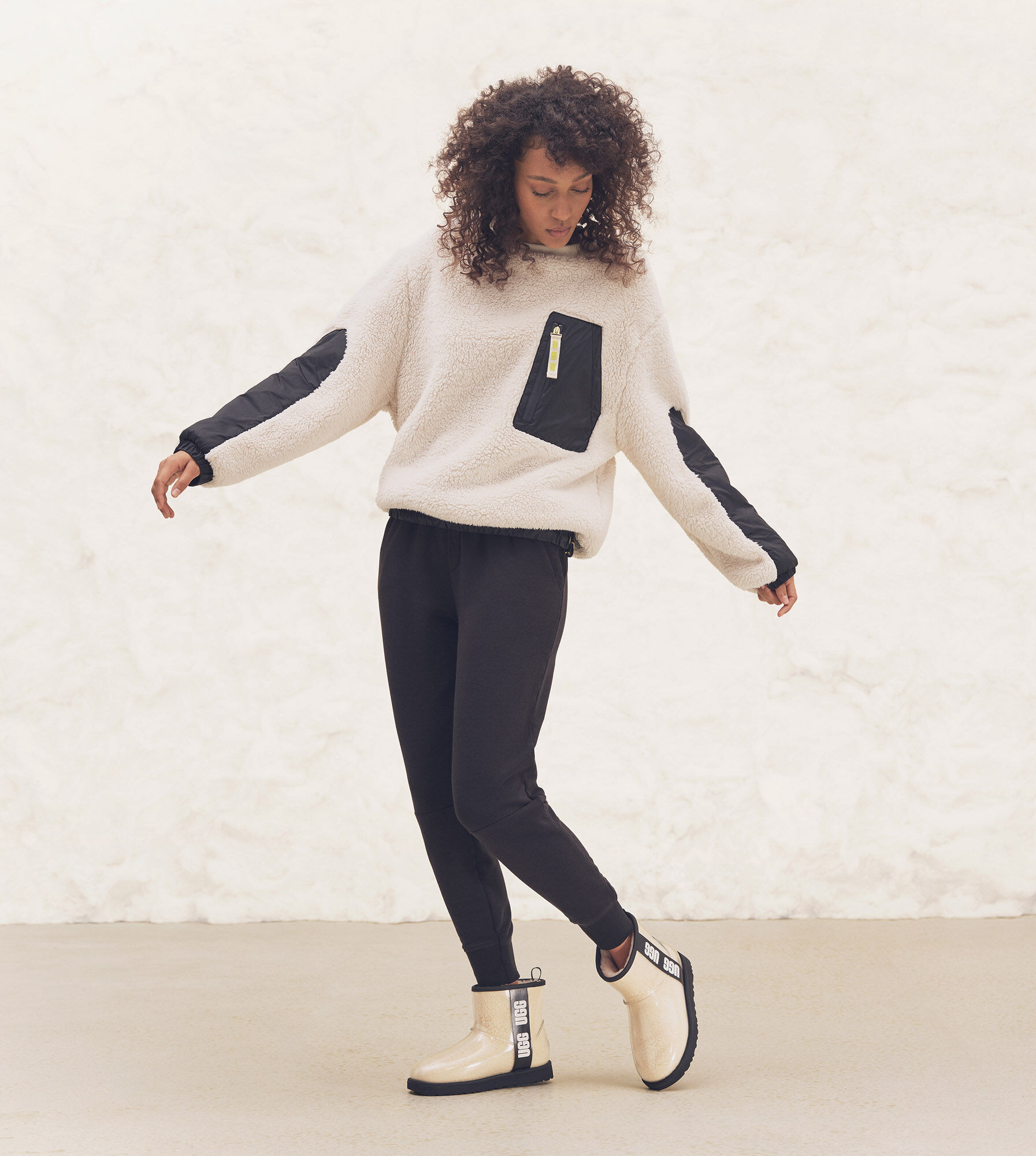 Sherpa crew neck sweater Clearance