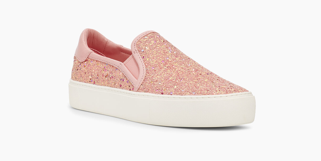 slip on glitter