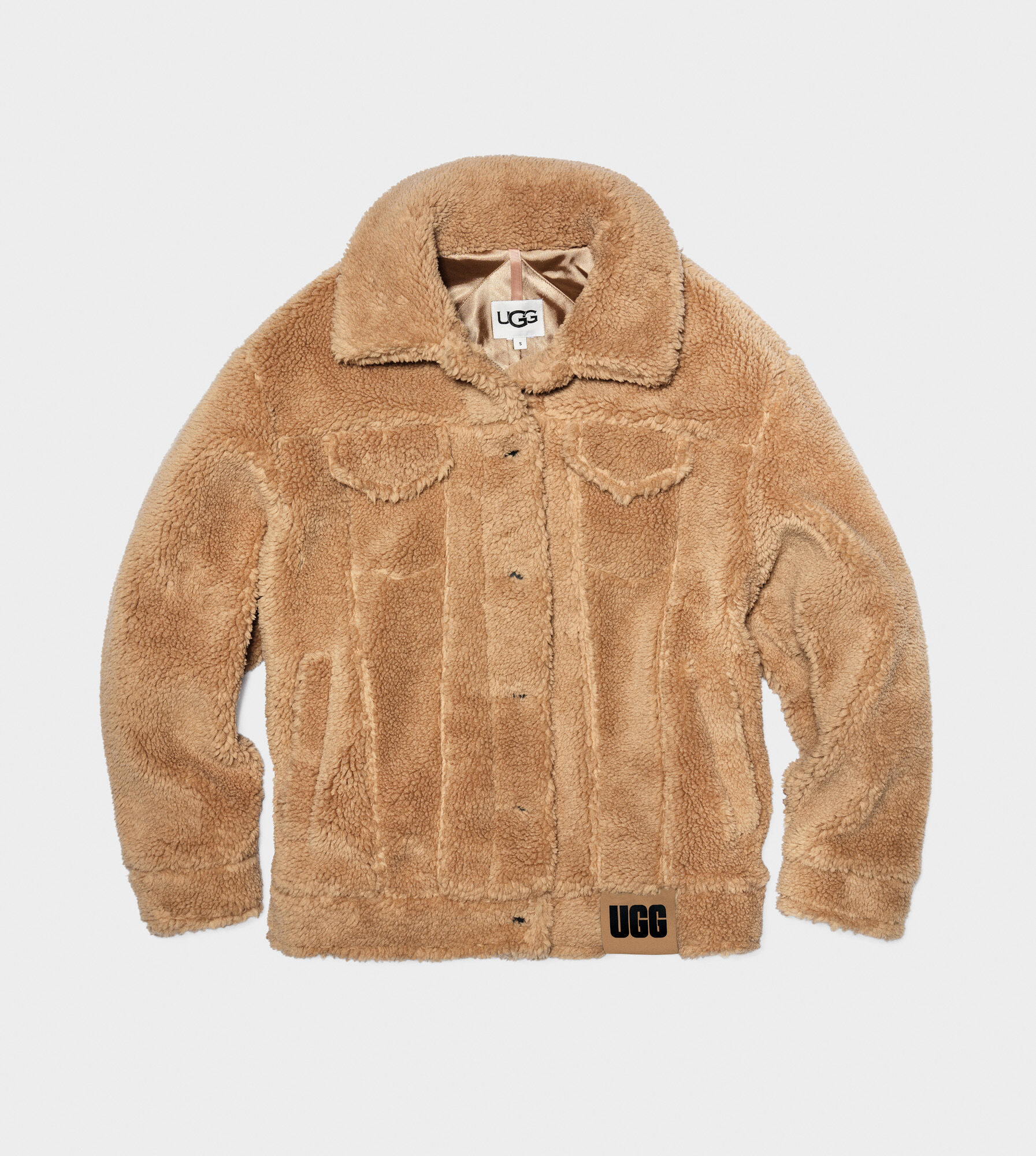 teddy bear trucker jacket