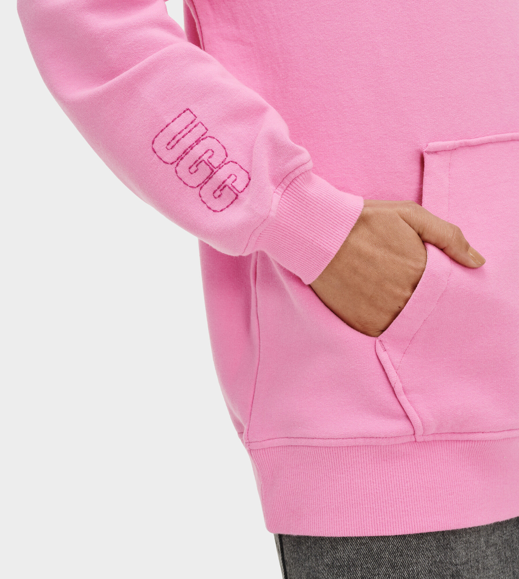 Pink ugg hoodie clearance