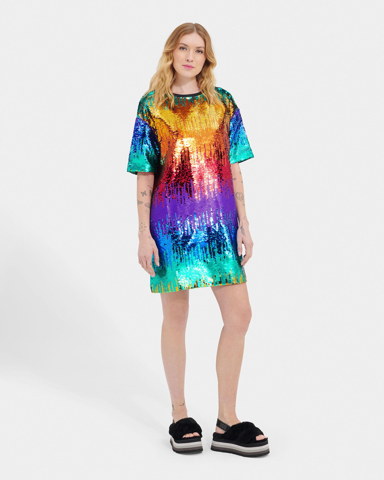 Zoey Sequin Tee Dress PRIDE | UGG
