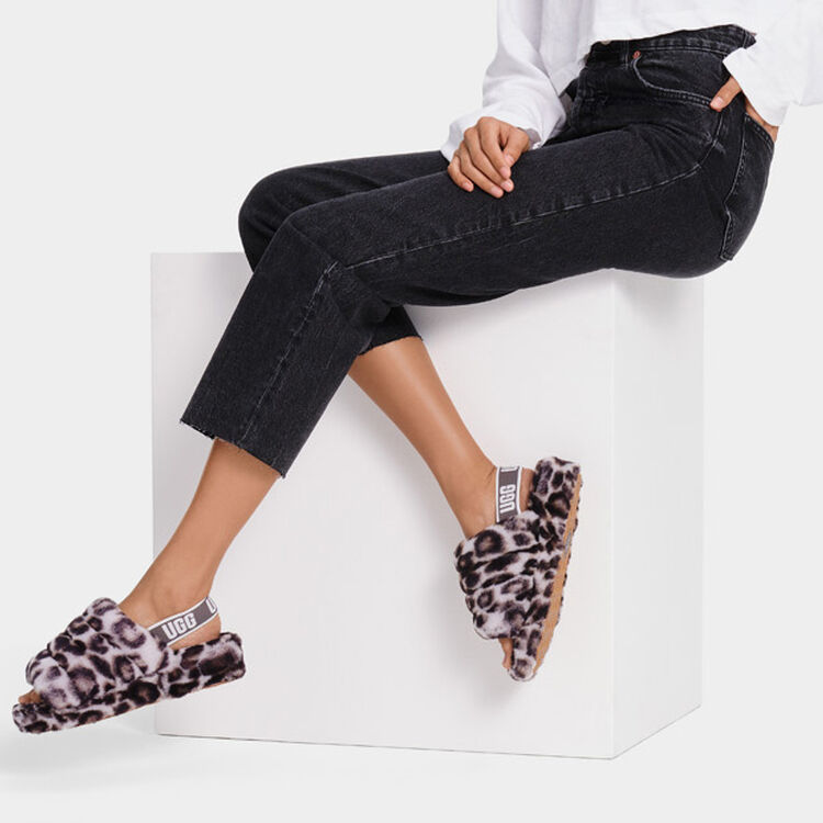 Fluff Yeah Slide Panther Print Fluff Yeah Slide Panther Print