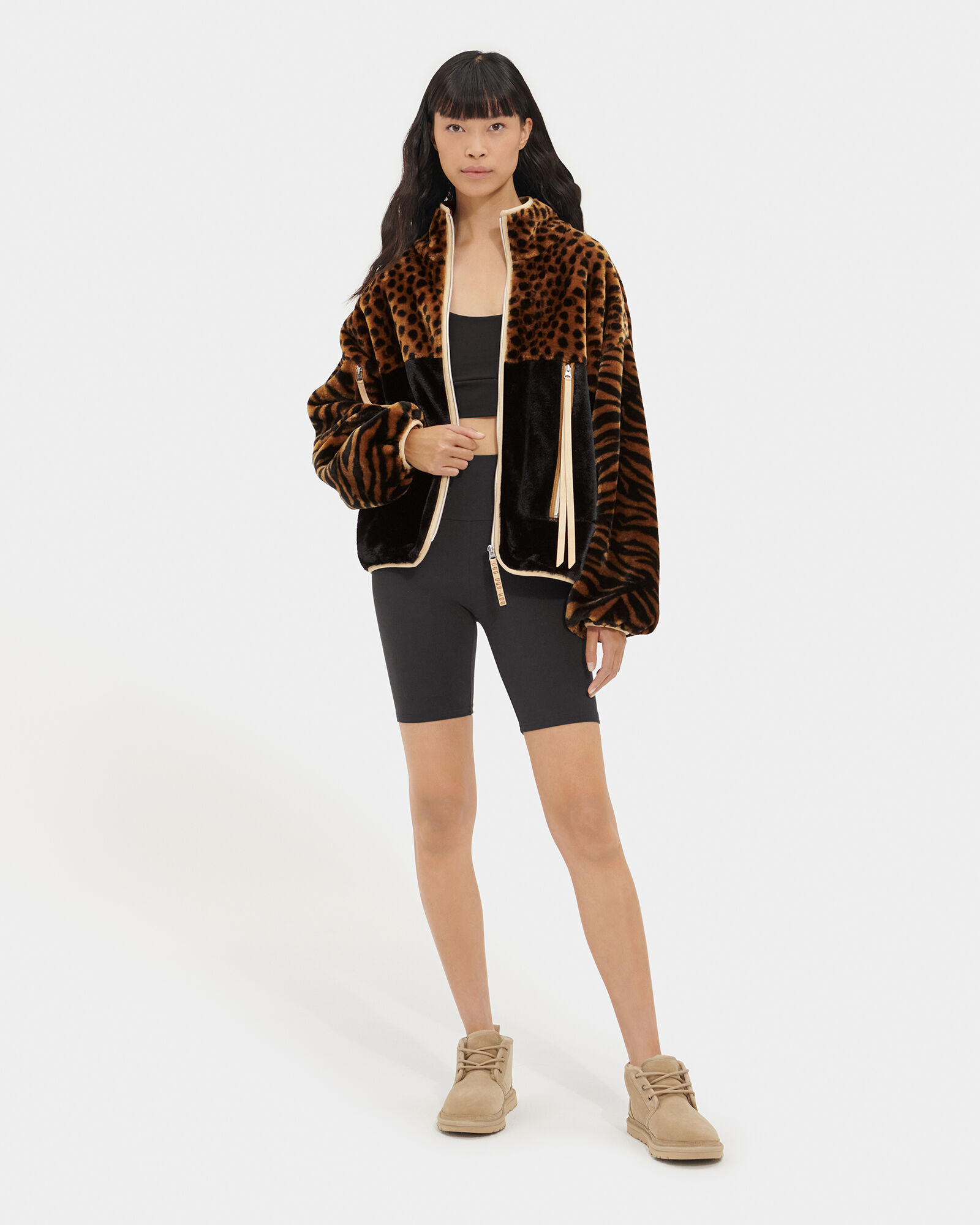 ugg leopard coat