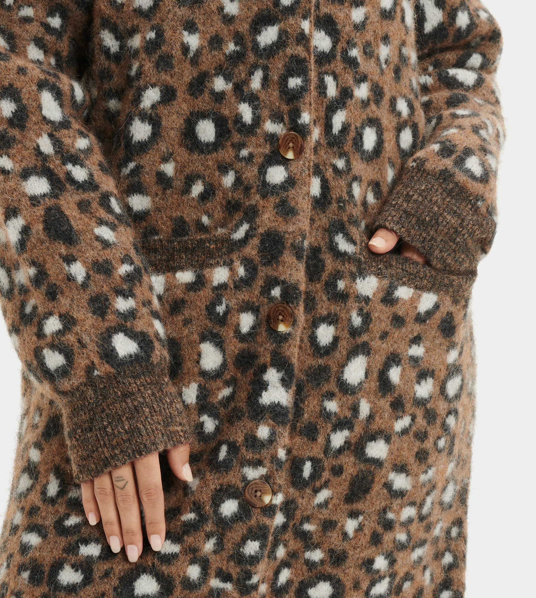 ugg leopard cardigan