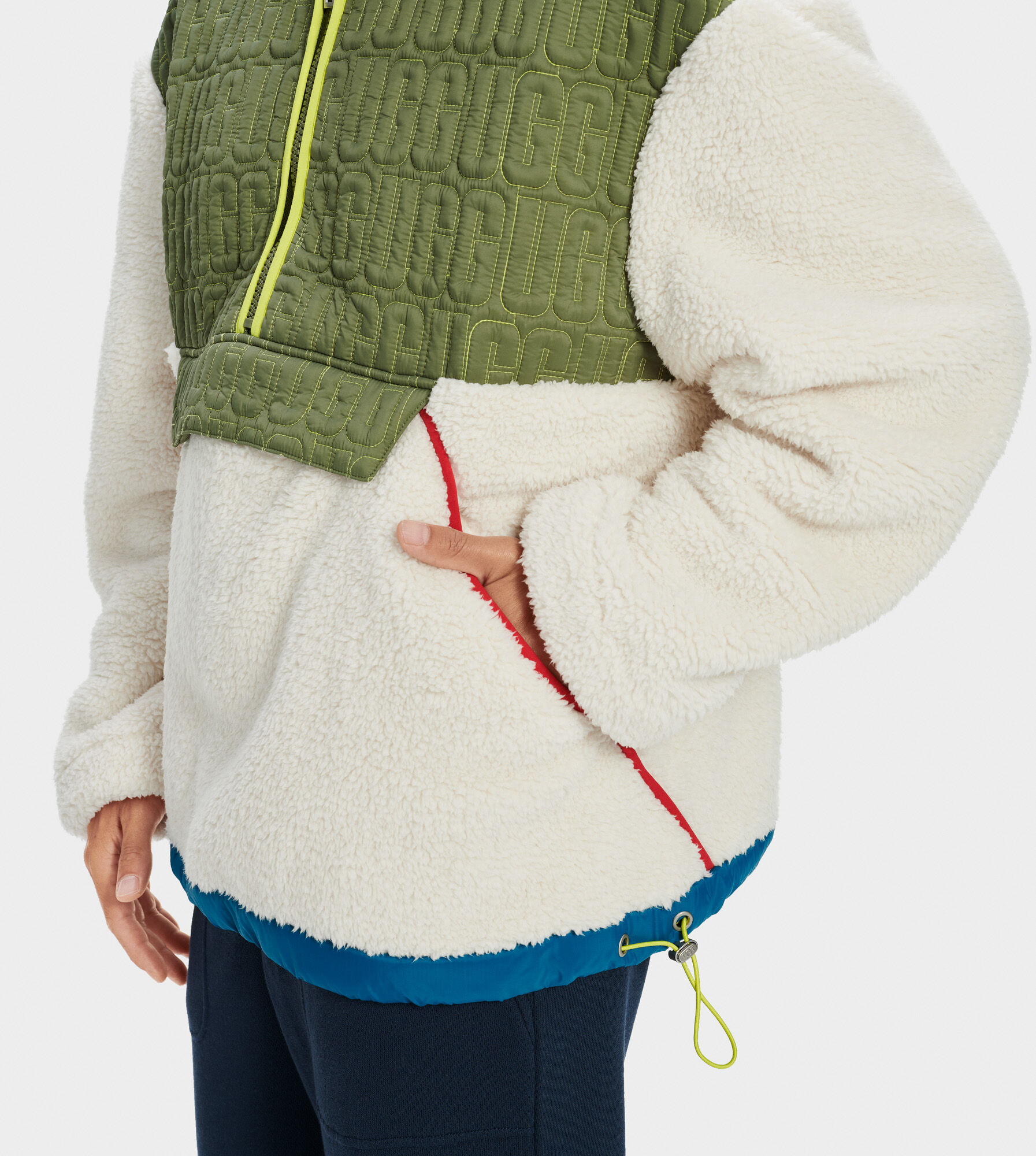 UGGÂ® Iggy Sherpa Half Zip Pullover for Men | UGGÂ® Europe