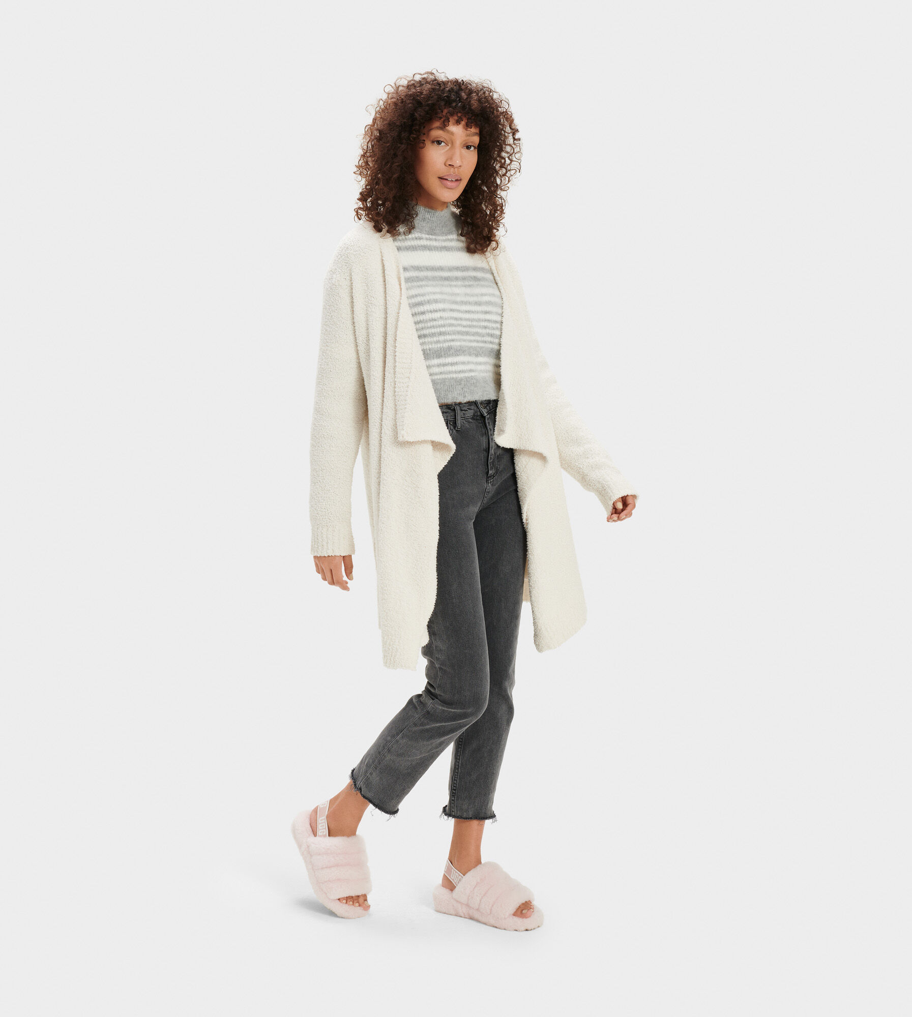 Koolaburra cozy store shaggy plush cardigan