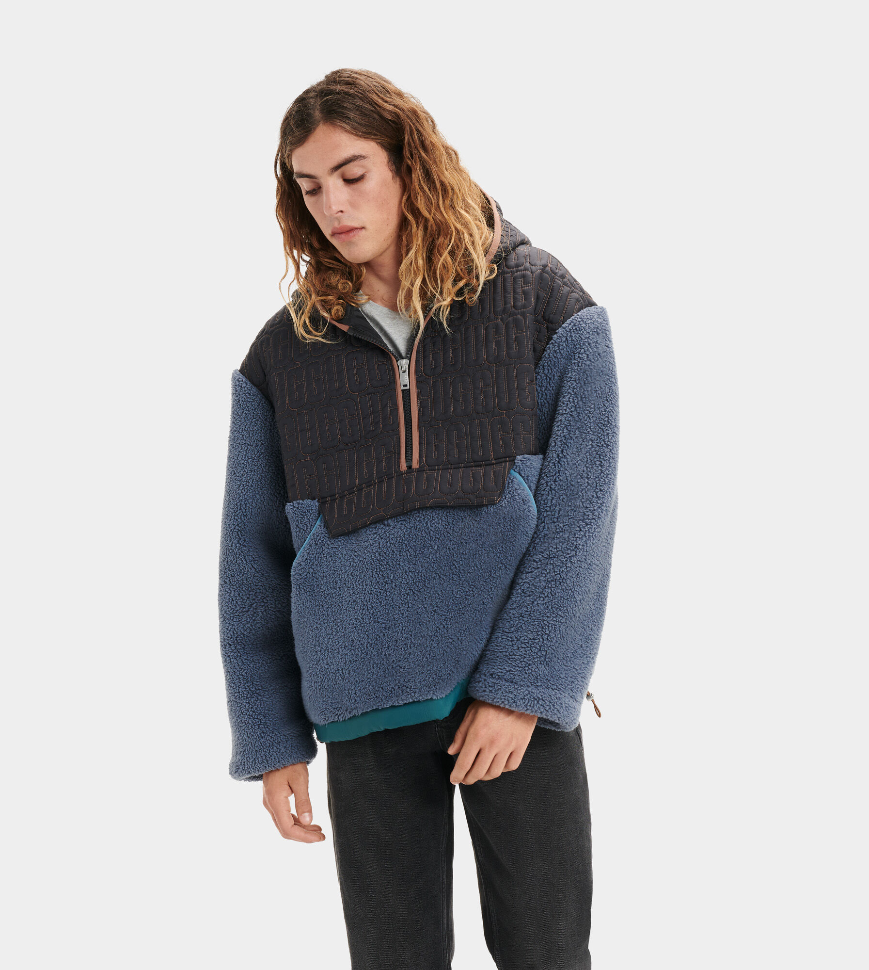 Iggy sherpa half zip pullover deals