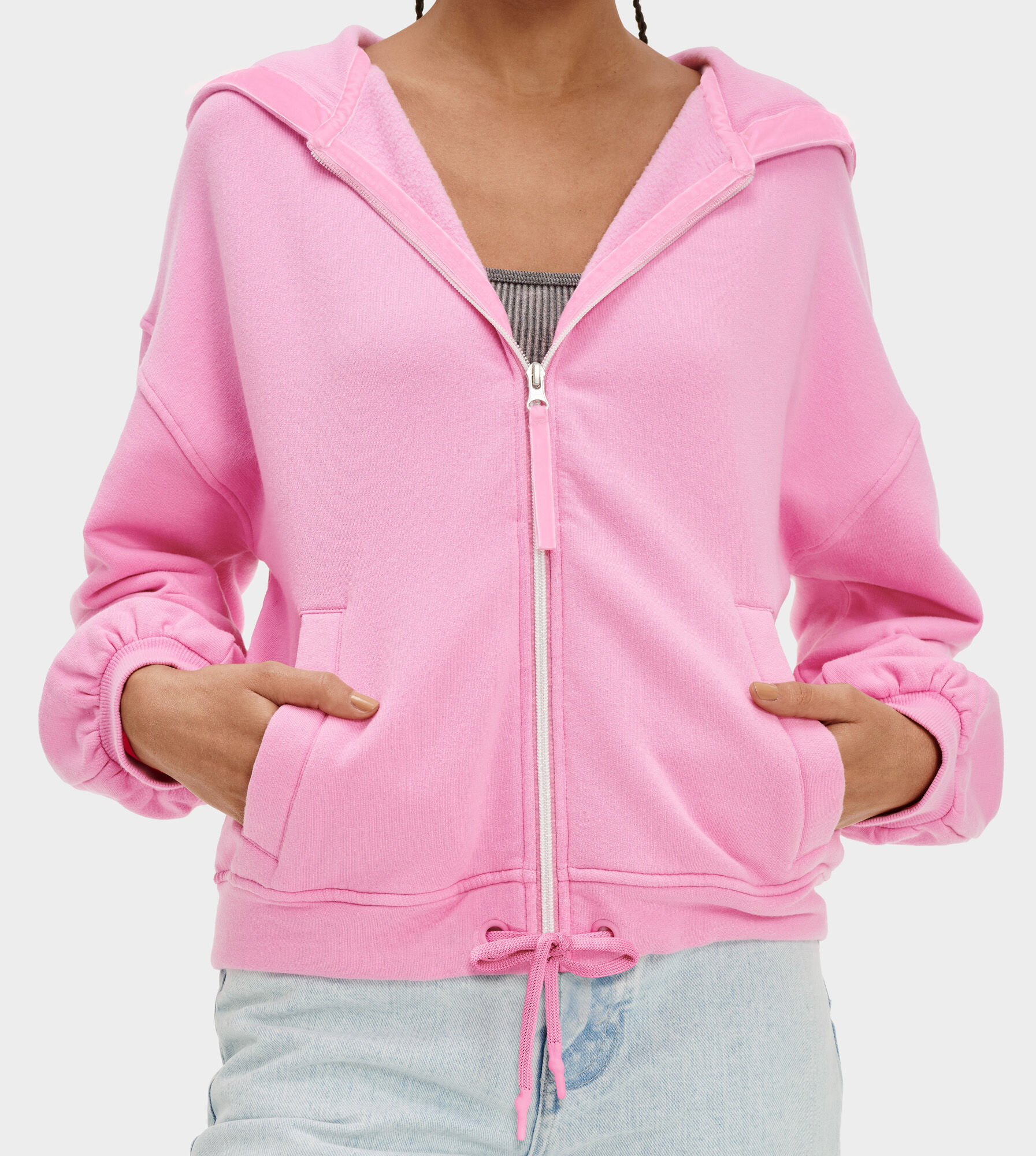 Pink ugg hoodie clearance