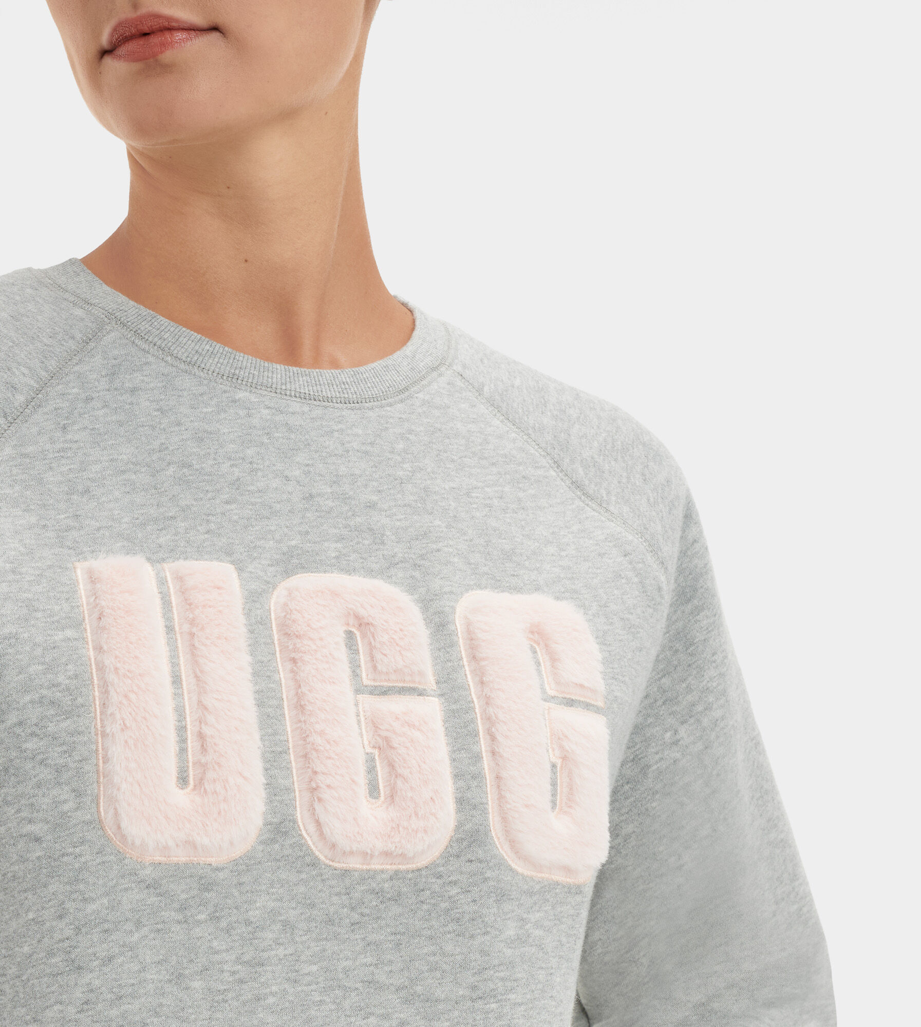 Madeline Fuzzy Logo Crewneck | UGG Madeline Fuzzy Logo Crewneck | UGG