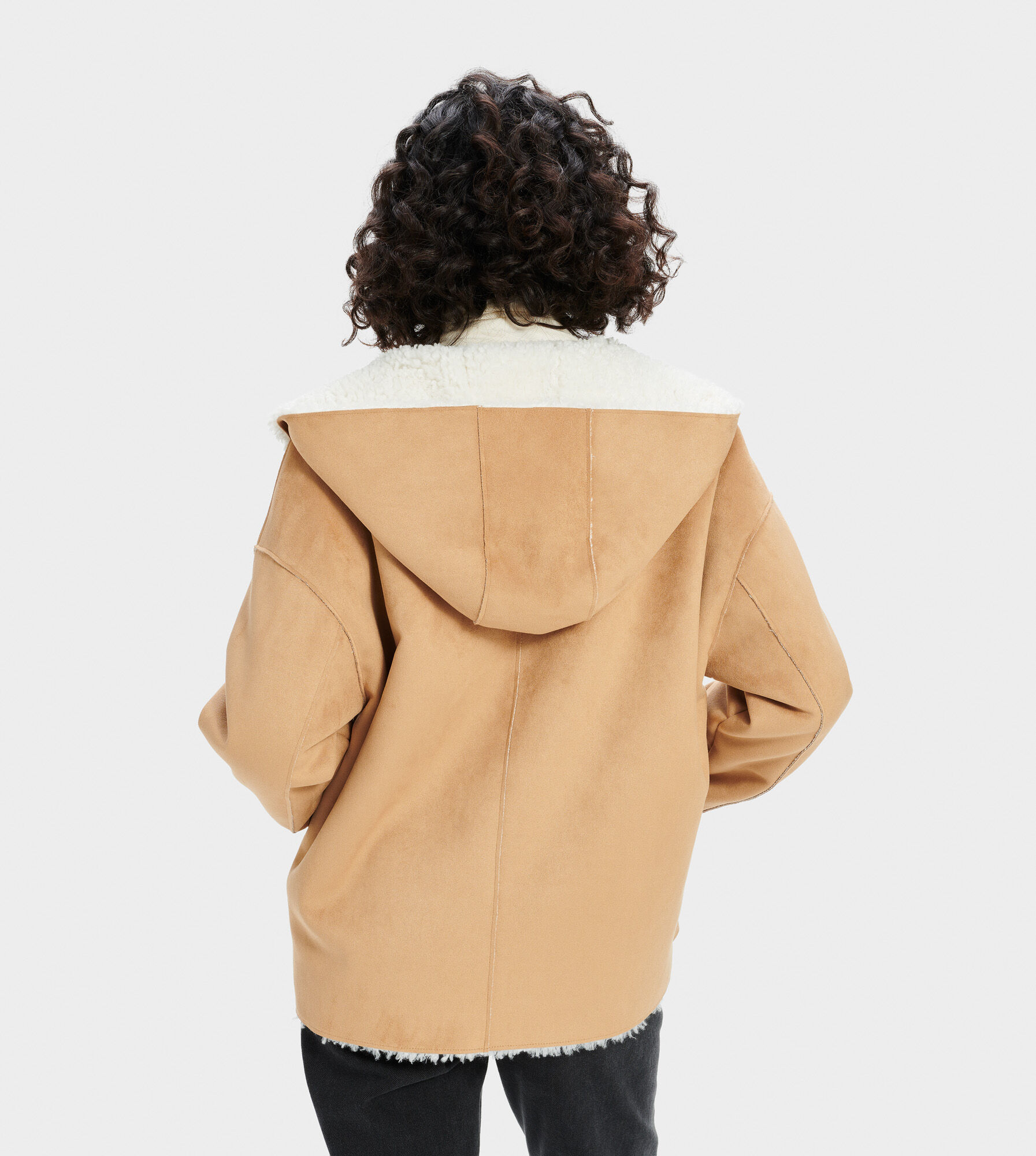 Jody faux shearling hoodie