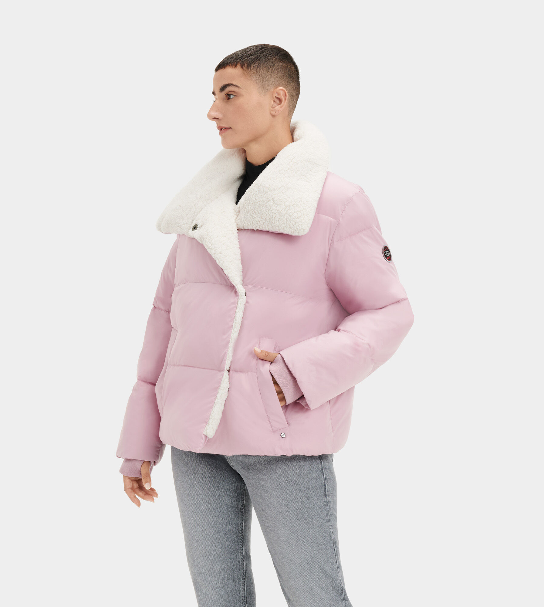 sherpa lined puffer