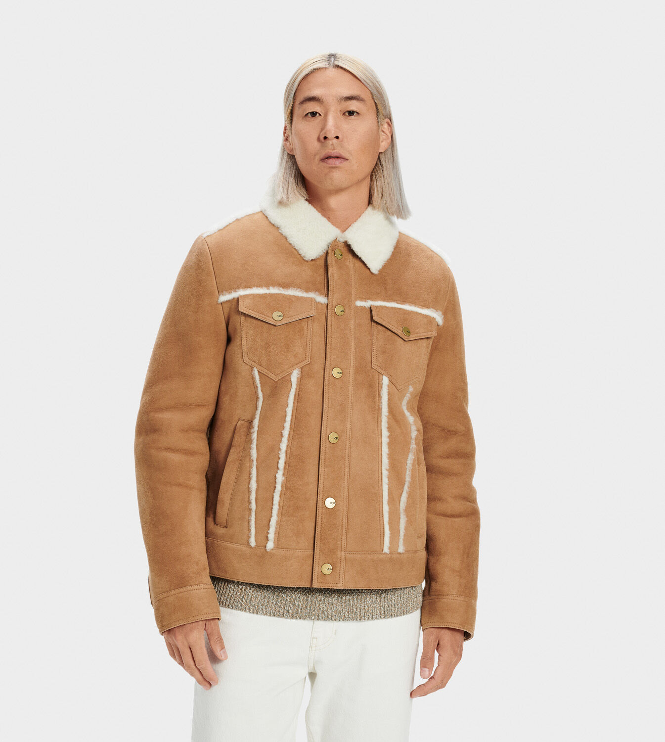 ugg mens shearling jacket